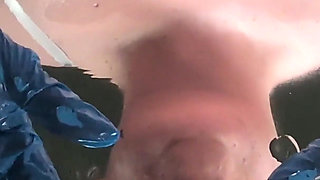 Nurse Lexi's Cum Collection POV: Ass and Tits Pressed on Glass - Handjob, Titfuck, BJ, Wild Ride and Facial