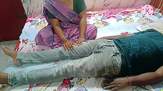 Step Mother Treated Her Injured Step Son in a Erotic Way - Full Tamil Audio with Moaning