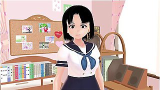 Car Toon And Hentai Anime - Mia Anime High Shool Girl Gravure In Her Rooms.a Sailor School Uniform