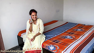 Today I got caught, Stepbrother saw me naked desi village stepsister full anal watching IndianAlexaQueen in Hindi Dirty Talking