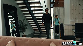 Step-father porking sons-in-law teenage GIRLFRIEND next to him