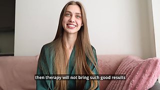 Slender Russian hooks up with doctor during home check up