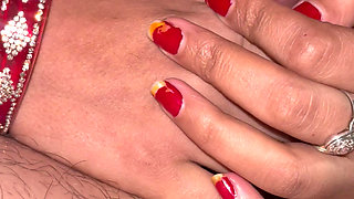 My Punjabi Wife Doing  Best Handjob Big Cumshot