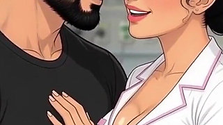 Desi Hot Doctor Bhabi Gives Special Treatment - Indian MILF Doctor Fantasy
