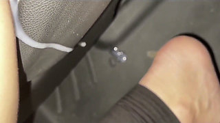 Wife Lost Bet and Takes Multiple Creampies in Backseat of Car