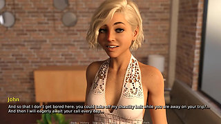 My Hotwife - Gameplay - Roleplay - Beach Oily Fuck with BBC & Vacation with BBC Cock