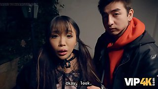 Vip4k. kawaii tourist sakura sucks stranger's dick in front of her bf in public