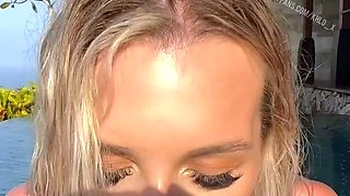 Khloe Knowles Blows And Bounces Cock By The Pool Onlyfans
