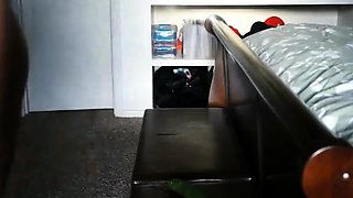 Black Girl Masturbates with Sex Toy and Squirts Hard