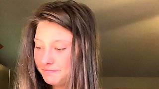 Hot brunette from squirt masturbating on webcam