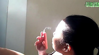 Smoking and Coughing Volume 2 Non Nude Taking a Quick Smoke Break in Between Work. I Love My Hand Rolled Tobacco Smokes but They