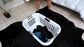 Mommy asks her son and husband to bond over using her