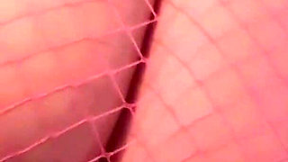 Artemisia Love Making Her Sexy Ass Bounce for You While Wearing Fishnet Stockings