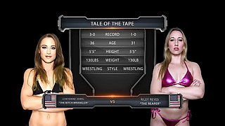 Cheyenne Jewel Vs Riley Reyes Female Wrestling