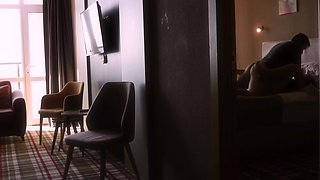 Wife Cheats On Her Husband With A Boss In A Hotel