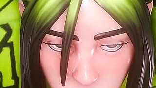 Fortnite Billie Sloppy Blowjob POV 3D Animation