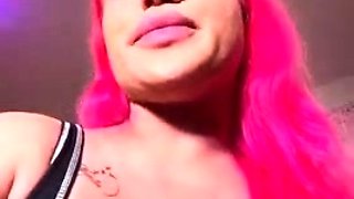 Big boobs milf masturbates with her dildo