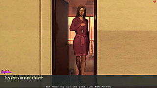 Awam - a Wife and a Stepmother - Sophia Invites Three Movers Into Her House While Half Naked - Part 2