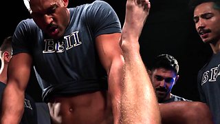 Blindfolded Frat Pledge Gangbanged Raw
