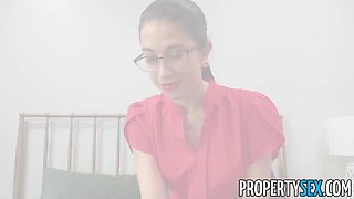 Alex Coal for 500k: Brunette Real Estate Agent Fucked Hard in Lingerie