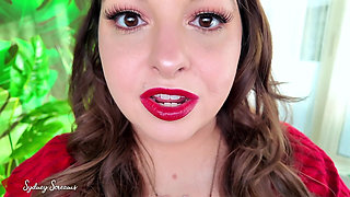 Tutor's Crush Gone Wrong - You Offer to Tutor Hot New Student Sydney Screams in Hopes of Getting Her Alone, Only to End up Diges