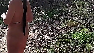Mature Woman Is Wandering Around Naked in the Woods, Looking for a Lover!