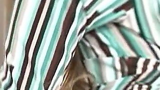 Blonde Milf Abby seduces step son with huge cock and gets fucked to orgasm