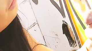 Glory Girls Scene-4_big-breasted Brunette Gets a Cumshot in a Glory Hole