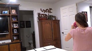 Classy amateur teen fucked deeply doggystyle