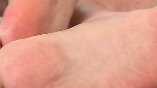 Morning Oiled Flashing with Anal Fingering