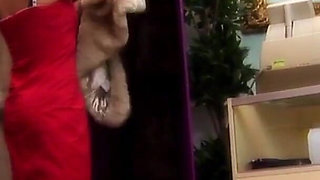 Threesome with Stacey Saran and Tracey Venus two sluts with light hair get ready to get their pussies screwed with cock