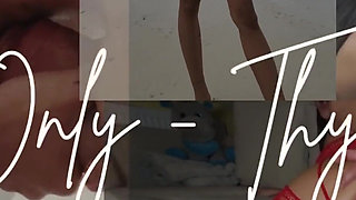 Tiny Asian Rides in Shower Room & Fake Silicon Pussy Play & Bed Riding