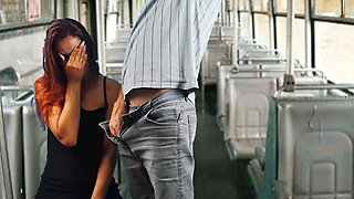 Schoolgirl Thighed on the Bus by a Stranger!