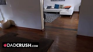Dadcrush - naughty daughter-in-law gives me a lap dance before i push my dick deep in her wet teen cunt