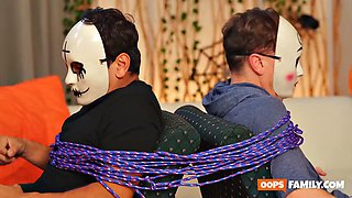 Cory Chases Halloween Lesbian Orgy