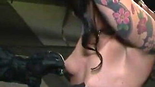 Bondage, submissing and pussy fingering