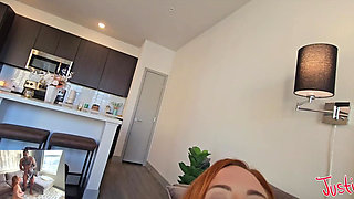 Perfect Redhead Sophia Brings BBC Home From Gym While Hubbys Away