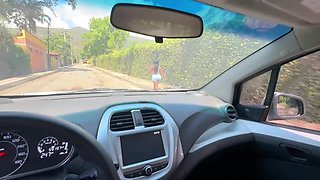 AMPLE BACKSIDE COLOMBIAN GETS PULVERIZED BY STRANGER WHEN HE TAKES HER TO HIS MANSION IN THE TRUCK - JASMIN JONNES