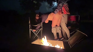 Using My Pussy at the Camp! Trying to Get Caught!