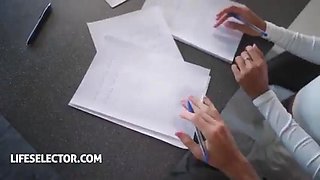 Petite teen stepsister Lia Lin reveals her crush with legs spread: Blowjob, Doggy  Cowgirl Porn