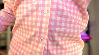 Emo teen Becka solo webcam masturbation