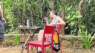 The Girl at the Campsite Agreed to Give a Blowjob and Ride Hard.