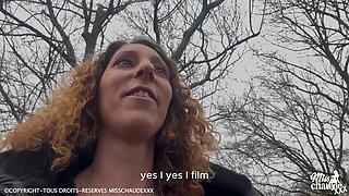 Hard Jogging, a Stranger Fucks Me During His Sport in the Forest