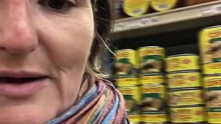 Flashing My Tits in Supermarket to Show You How Cold It Was!