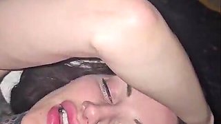 Crazy super-bitch gets punished