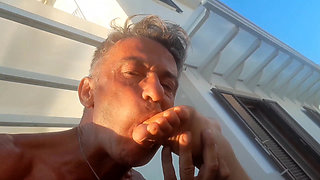 Beautiful Mature Selena Outdoor Posing