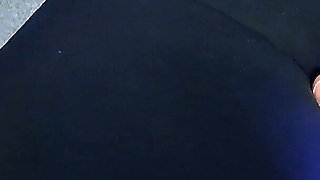 Leggings Ass Grabbing Cum on Thong Cucky