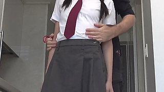 Shibari Video - Asian Schoolgirl in Ropes Gets Magicwanded