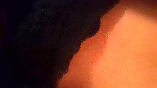 Busty Indian MILF Gives Hubby a Footjob