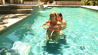 Poolside Kisses Turn Into a Soaking Wet Bedroom Session